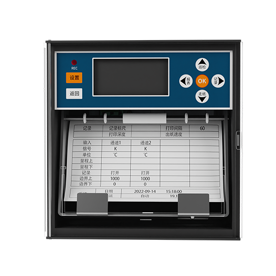 5500jcjc线路检测R1200 1-12路 液晶智能 打印有纸记录仪 电流/电压/温度/压力